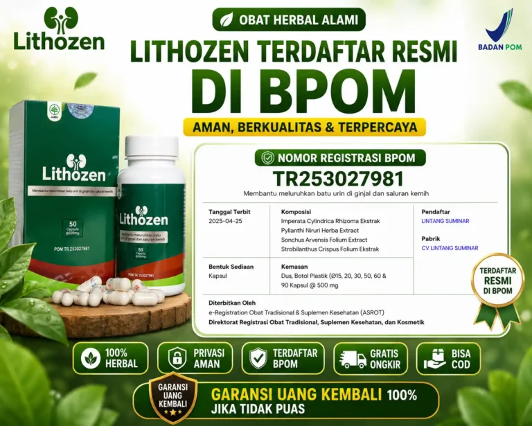 BPOM obat lithozen
