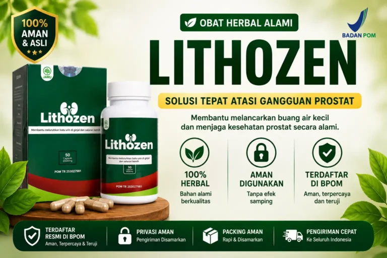 obat prostat lithozen